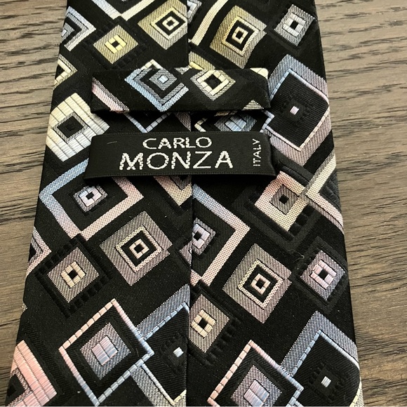 Carlo Monza silk tie Multicolor - Picture 4 of 4